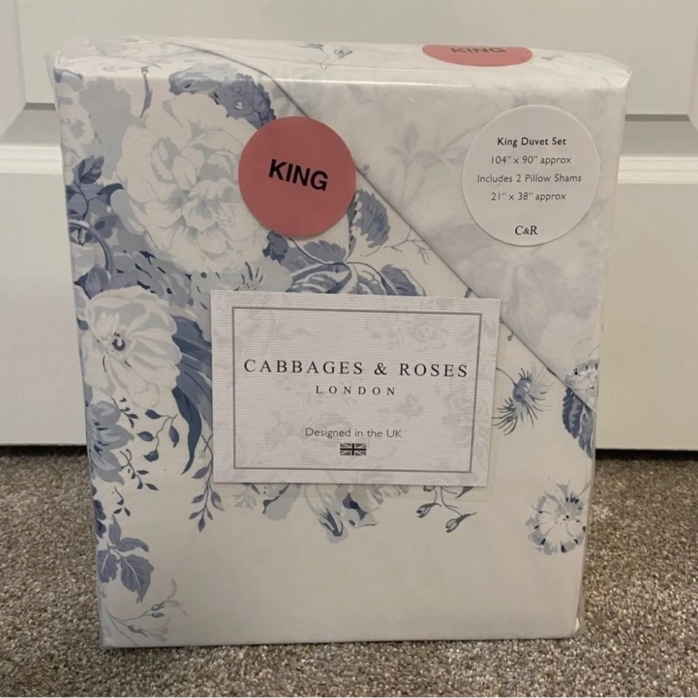 Cabbages and Roses Constance King Duvet Set